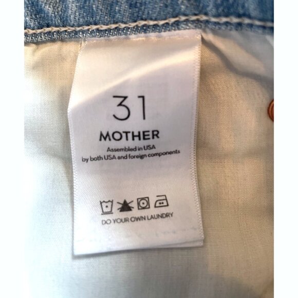MOTHER The High Waisted Tunnel Vision Sneak Jeans (Sippin' Sweet Tea) Sz 31 NWT - Picture 10 of 10